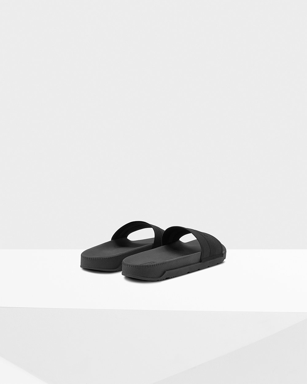 Hunter Mujer Original Elastic - Chanclas Negras - 695-TPECGX